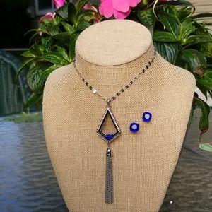 Origami owl  Silver gio locket set